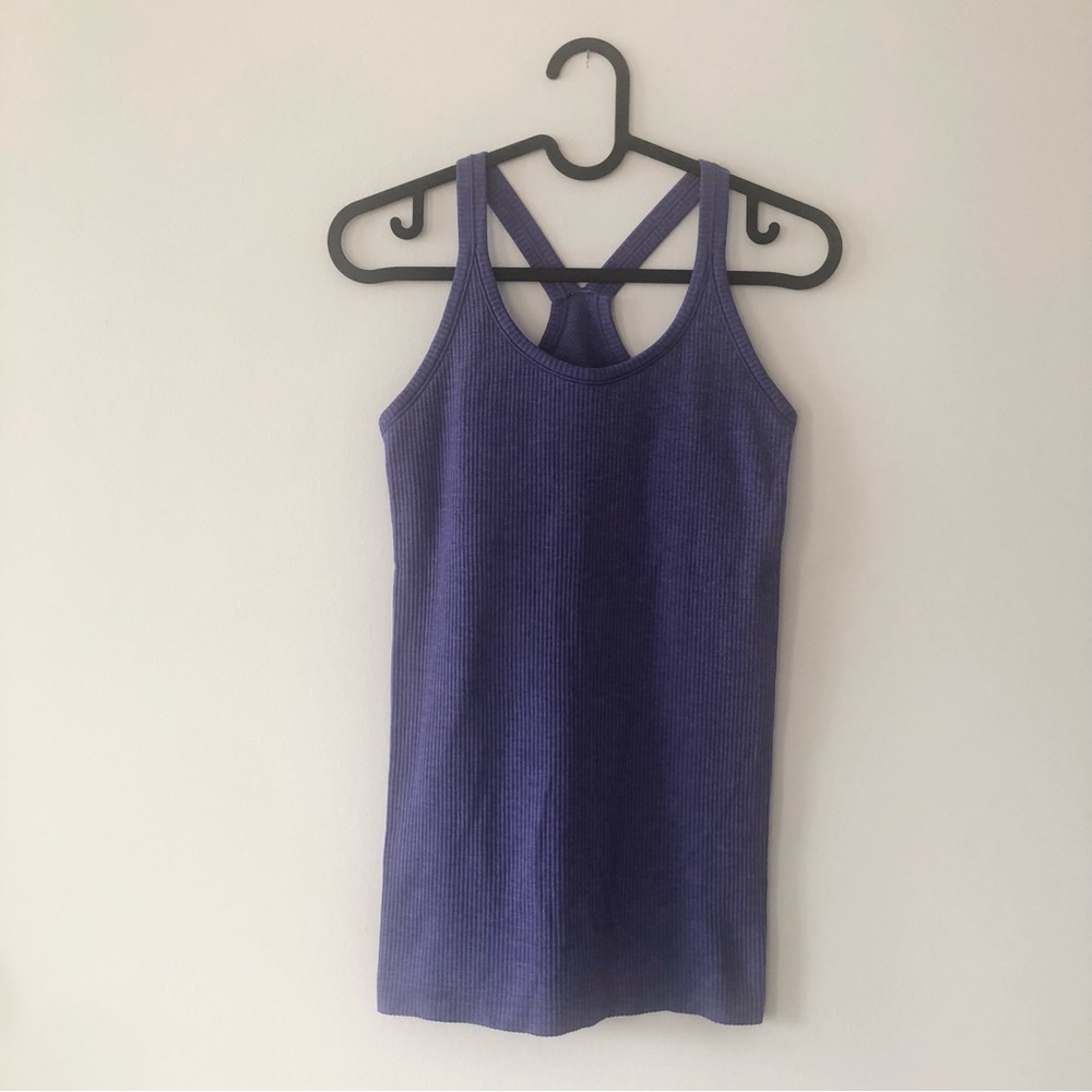 Lululemon Ebb to Street Racerback Tank Top Purple Size 4